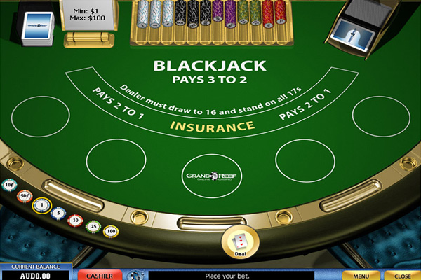 grand reef online blackjack
