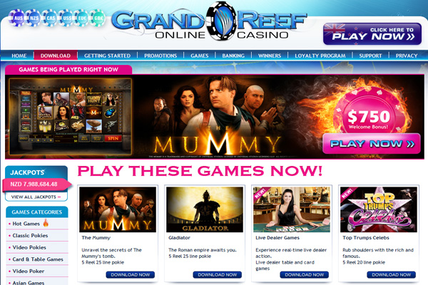 Grand Reef Online Casino Review