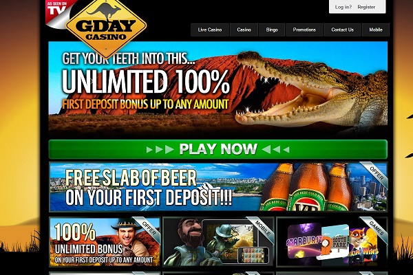 gday casino Homepage