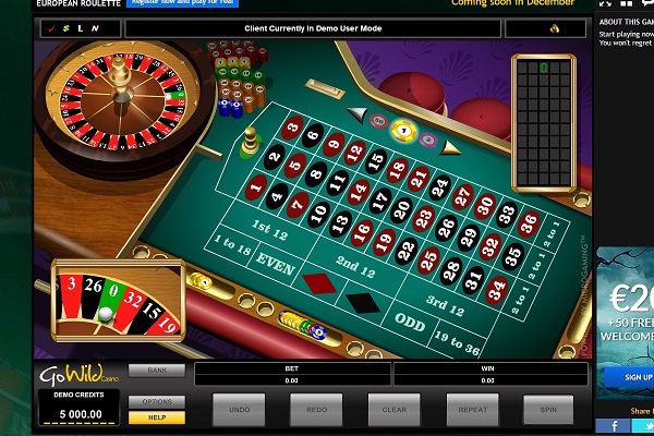 Go Wild Casino Roulette