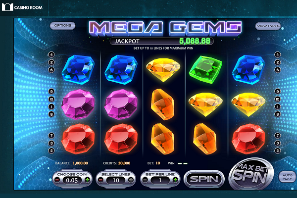 Mega Gems Casino Room