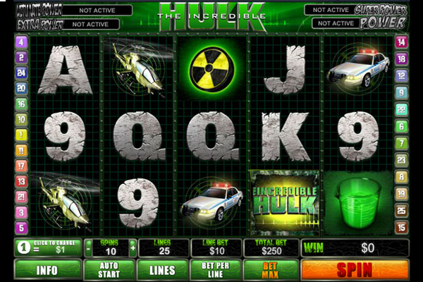 Hulk video slot