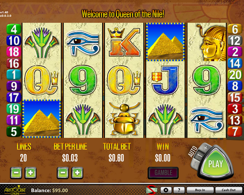 Money Gaming Aristocrat Slots
