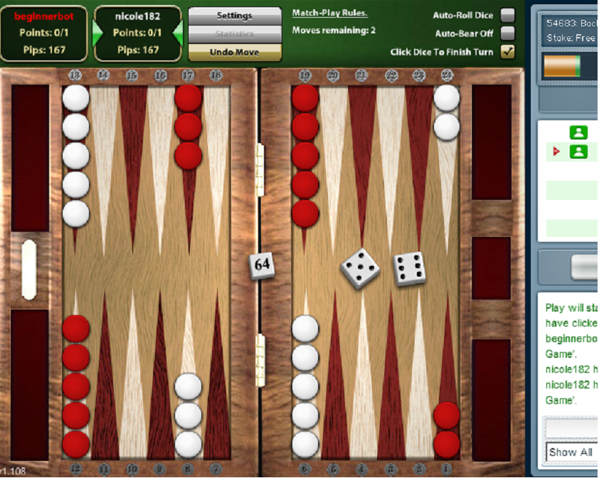 Money Gaming Backgammon Tournament