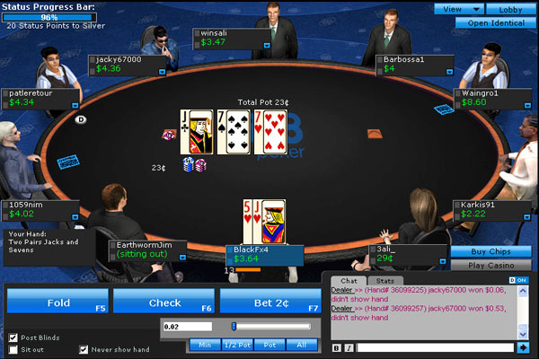 888 Poker Game