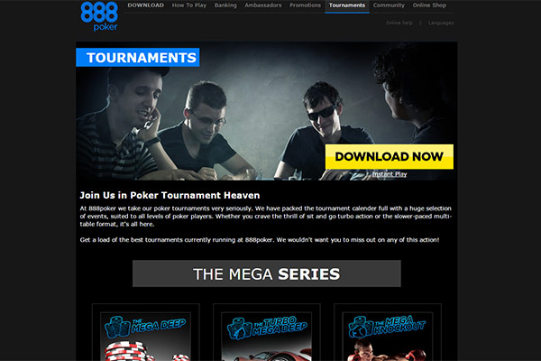 888 Poker Tournaments